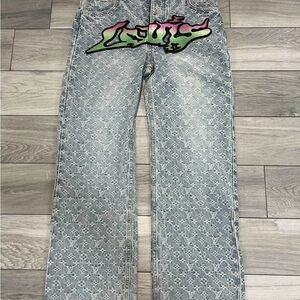 Louis Vuitton Grafiitti Denim Virgil Pants Men's 30